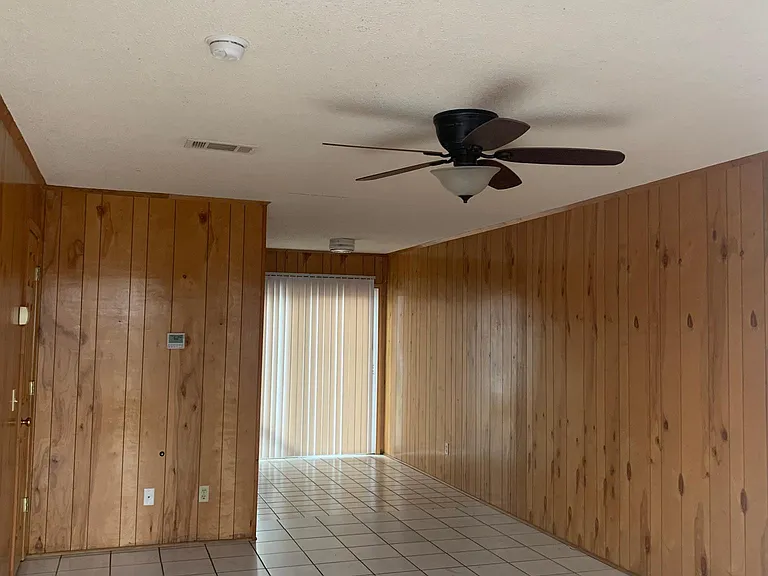 View from front door to dining area