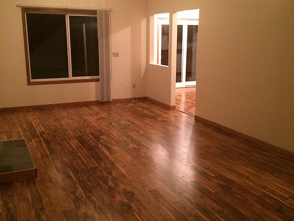 Living room from front door