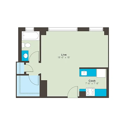 Floor plan bel0bT15