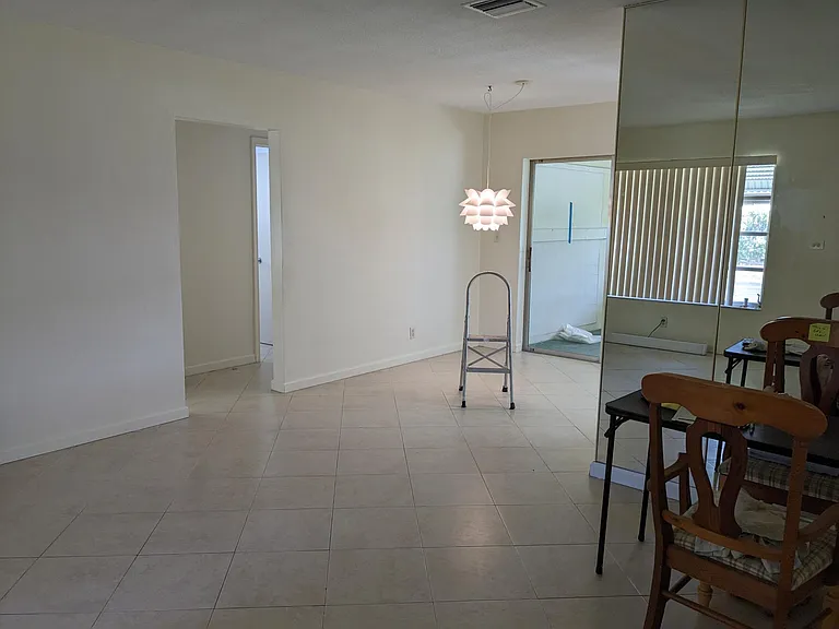Large living room and dining room