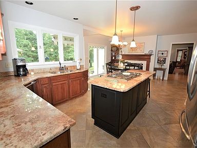 Kitchen fully equipped with top of the line appliances