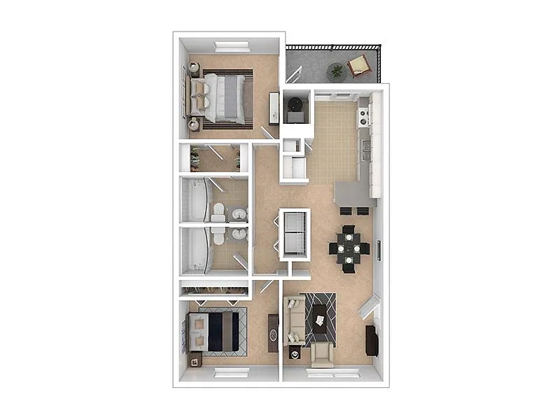 Floor plan LAYOUT C