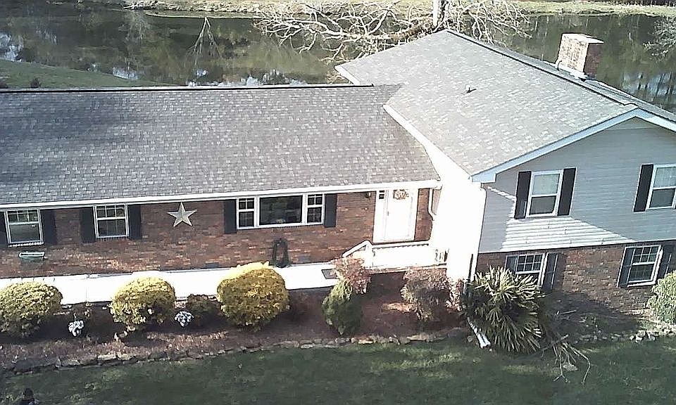 View of home and pond