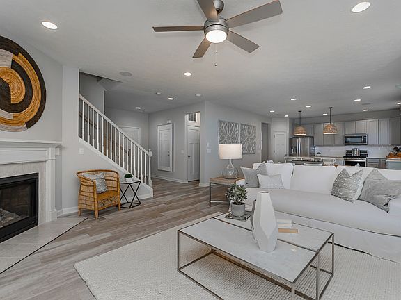 Large Gathering Room with Fireplace Option