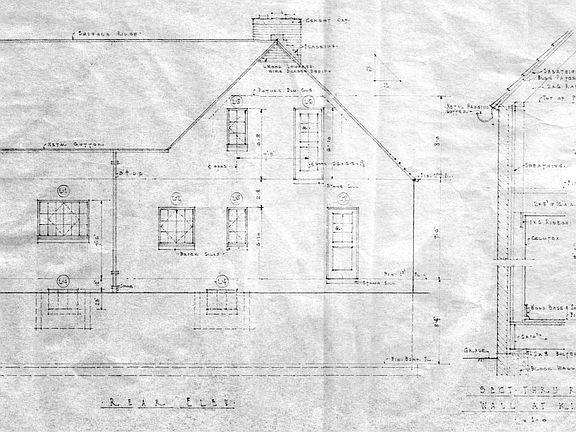 Org plans 1938 Rear El