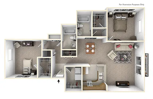 Floor plan The Frances