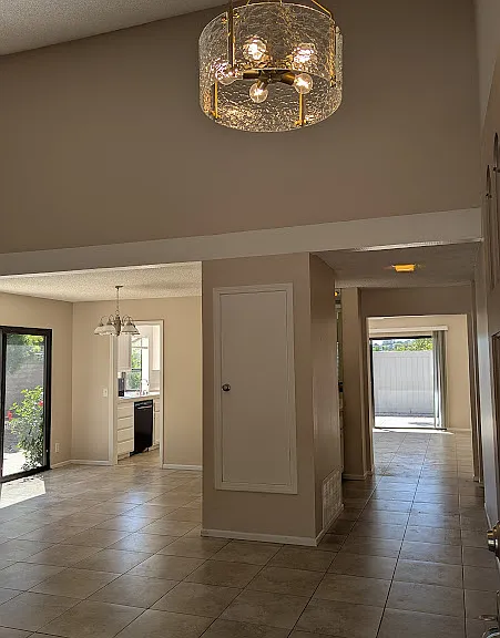 Dining room and entry