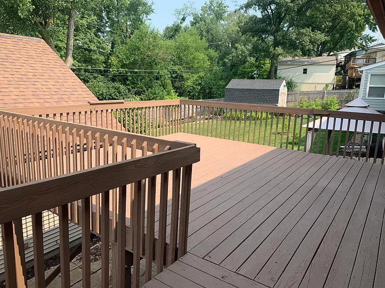 Huge deck!