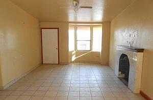 Living room with fireplace