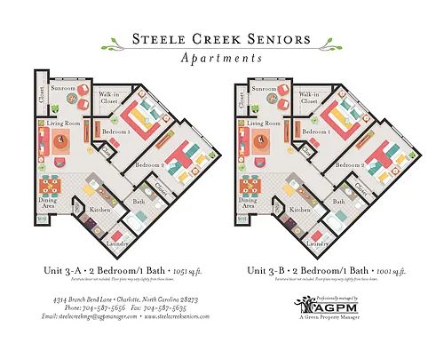 Floor plan 2X2 - B