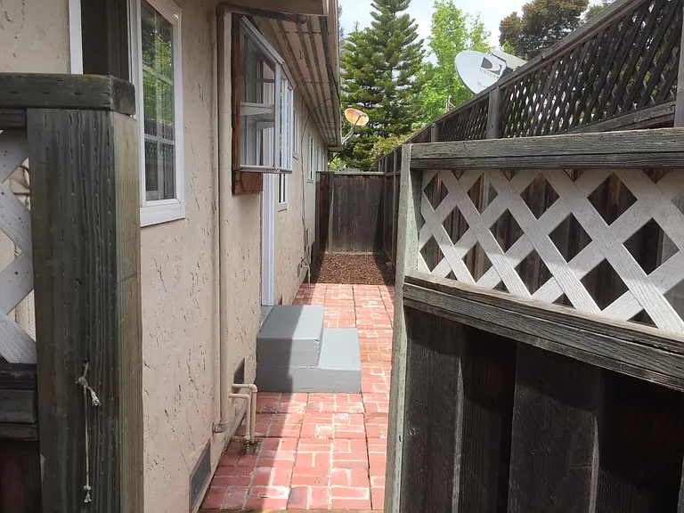patio in the back