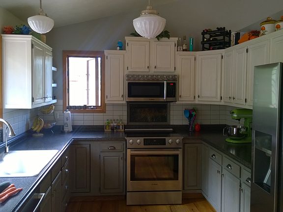 Unlit kitchen in daytime