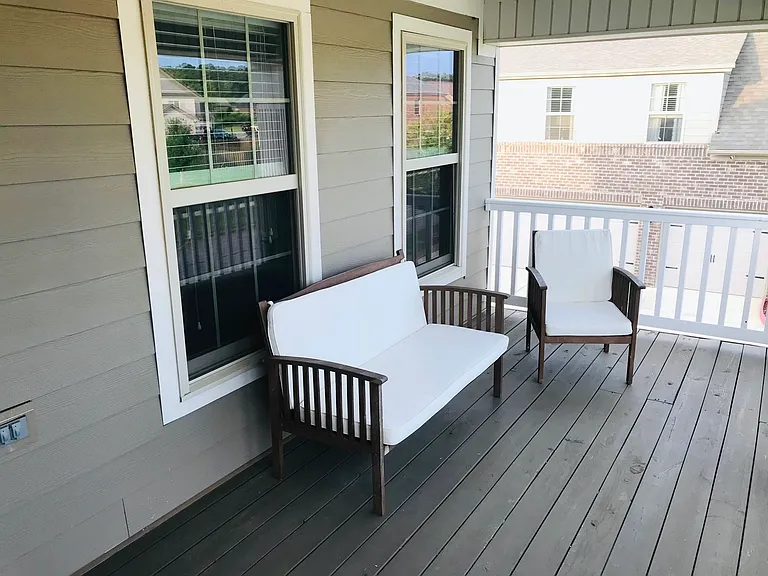 Upstairs Balcony