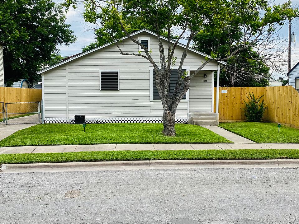 Storm Shutters on all windows and front door. Wood privacy fence in front and back yard. Garage and covered carport behind gate.