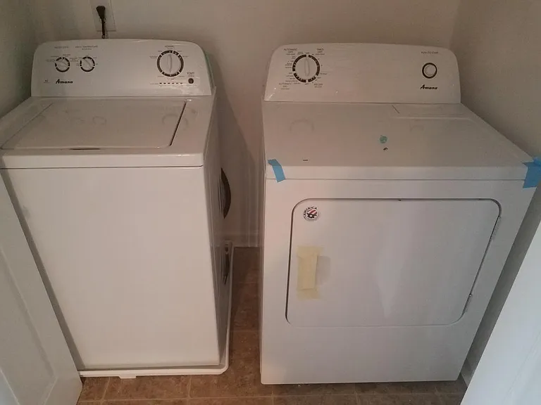 laundry room new washer/ dryer