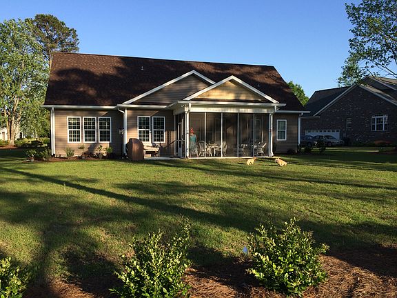 Back of house from golf cour