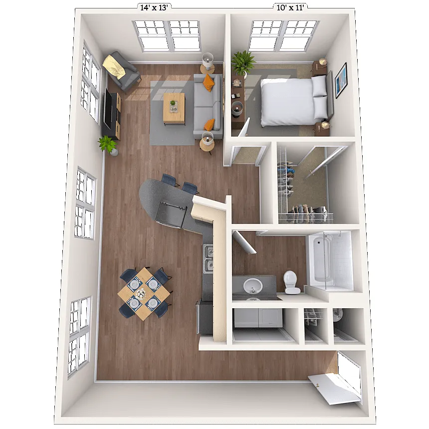 Floor plan Waldorf
