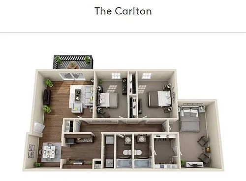 Floor plan The Carlton Classic