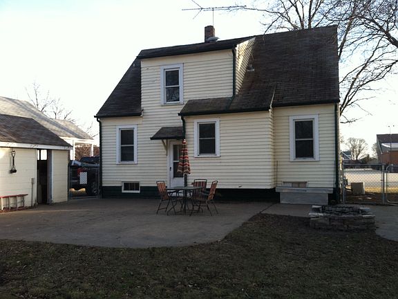 Rear of home