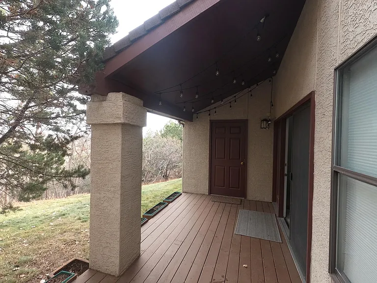 Partially Covered Deck