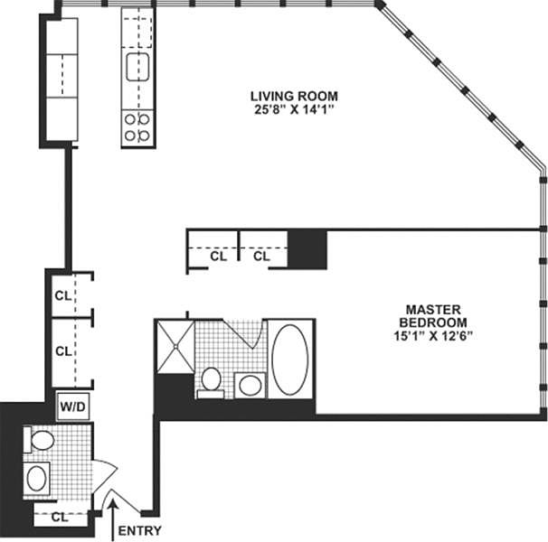 1st image of 160 W 66th St APT 27B