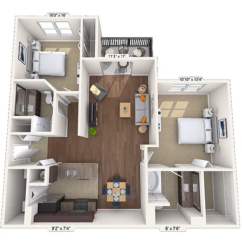 Floor plan Sanibel