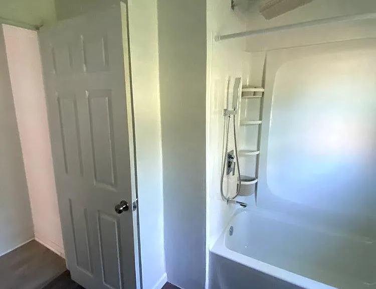 rainfall shower and bathtub