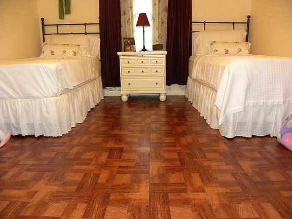 Spacious bedroom