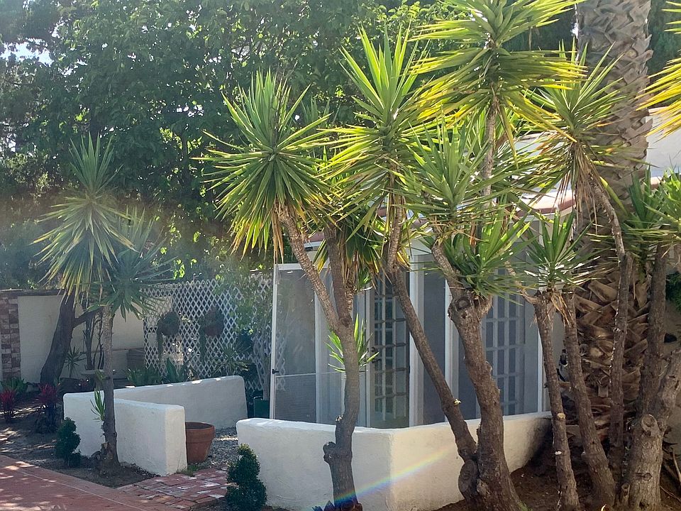 An oasis of calm nestled amongst trees.