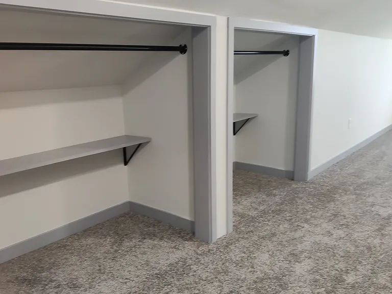Closet space in bedroom 3