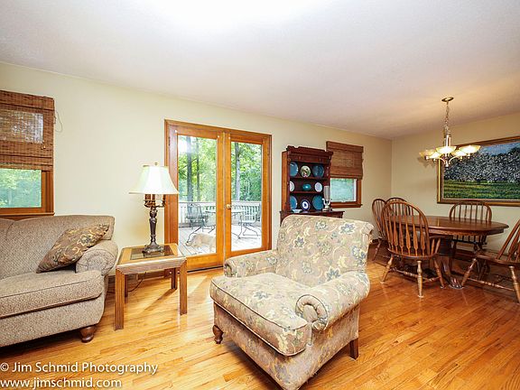 Gleaming hardwood flooring