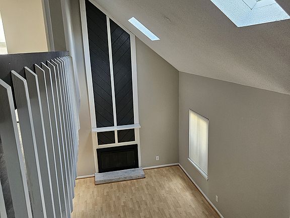 View of the living room from upstairs.