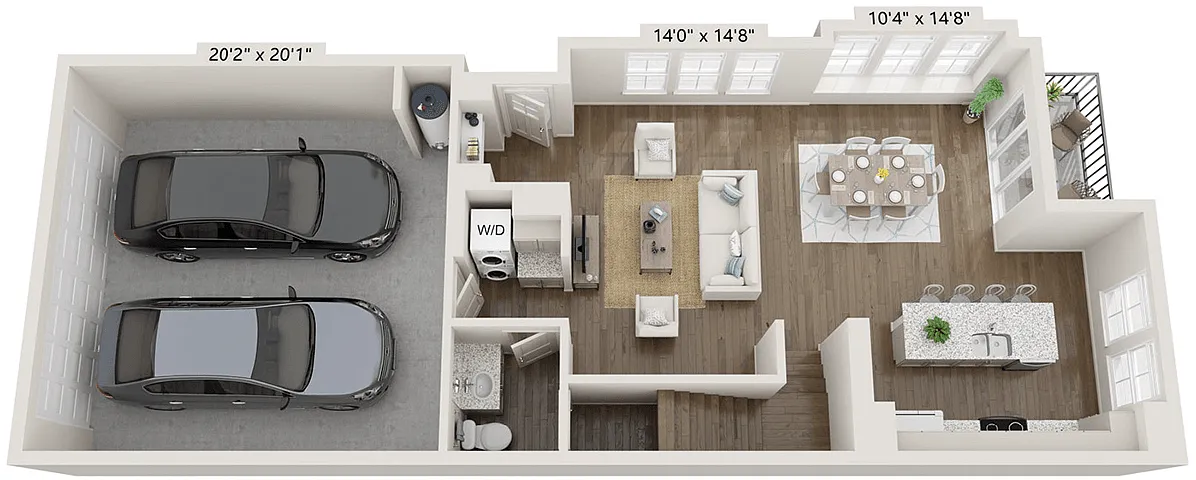 Floor plan D1
