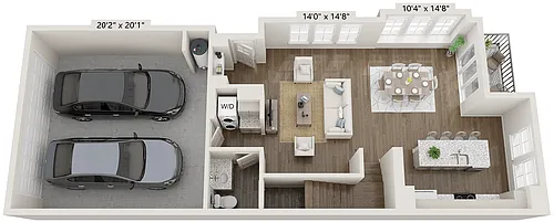 Floor plan D1