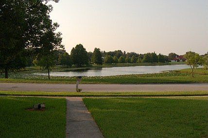 Lake view from front door