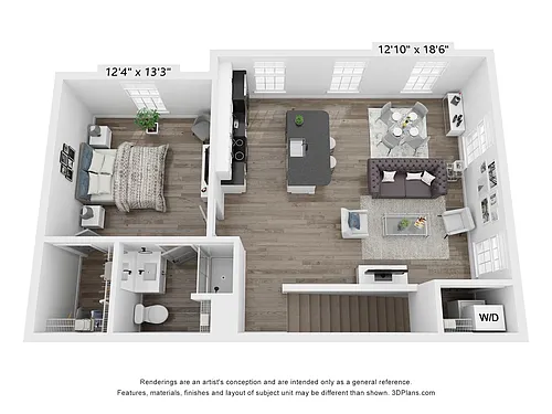Floor plan Bentley Flat - R