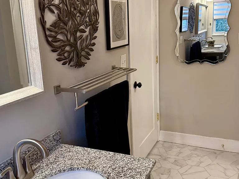 En suite bathroom