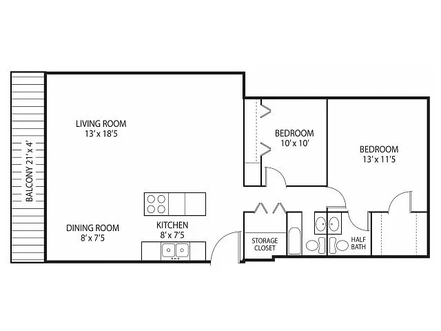 Floor plan Regatta