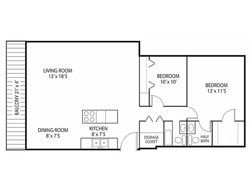 Floor plan Regatta