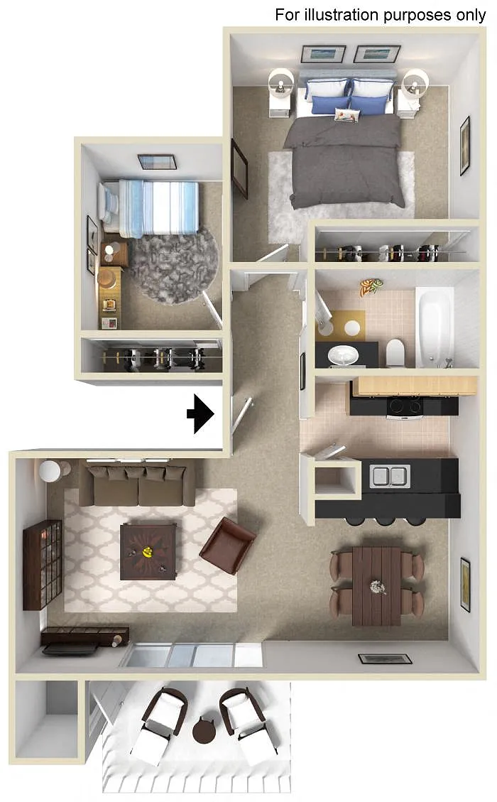 Floor plan Plan B