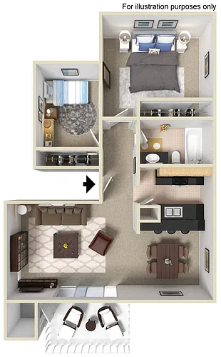 Floor plan Plan B