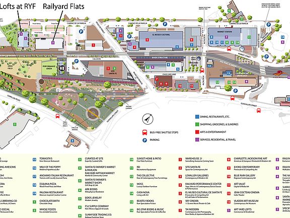 Railyard Flats is in the heart of the Railyard District: experience abundant restaurants, entertainment, and culture!