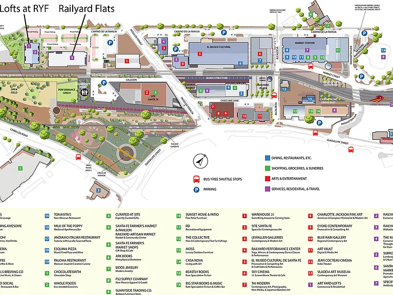 Railyard Flats is in the heart of the Railyard District: experience abundant restaurants, entertainment, and culture!