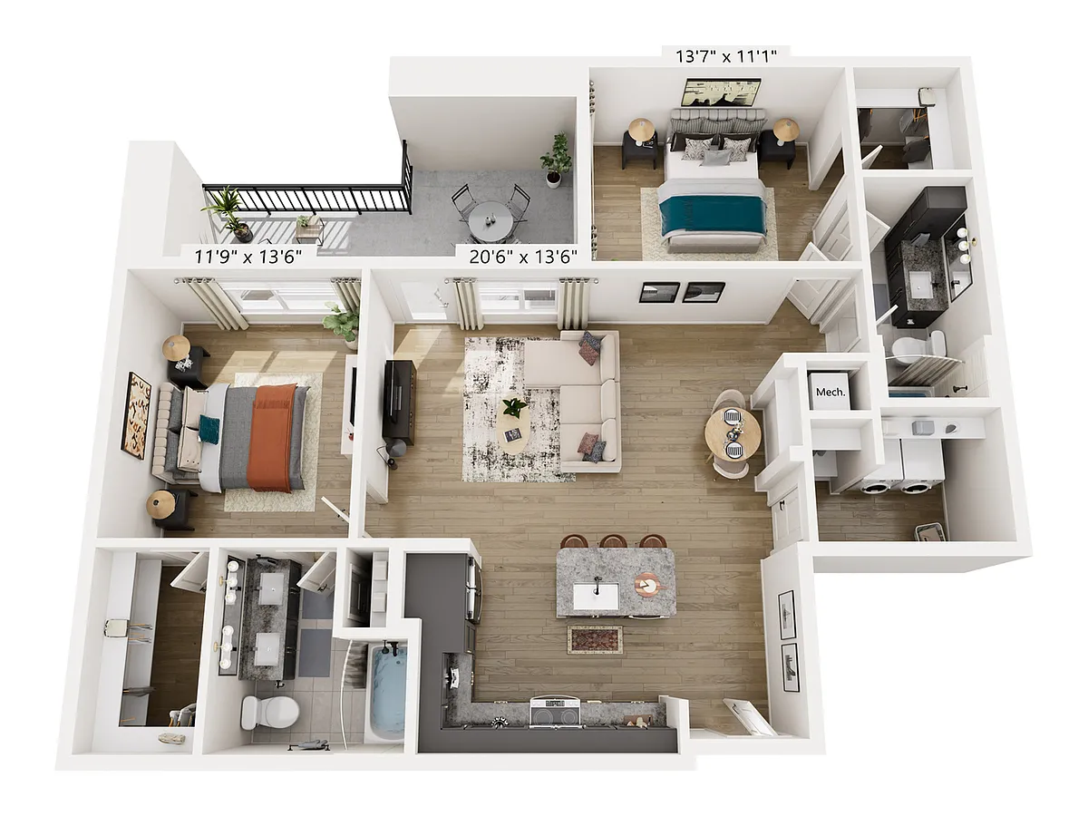 Floor plan B6