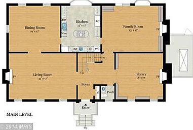 Main Level Floor Plan