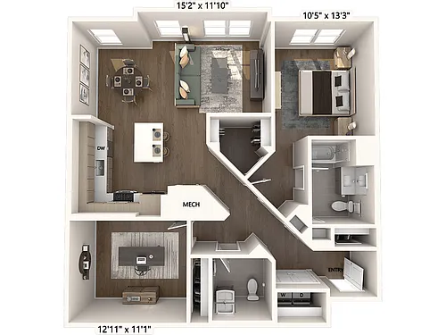Floor plan A26D