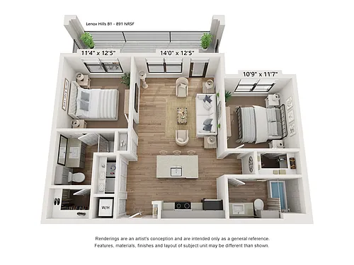 Floor plan B1