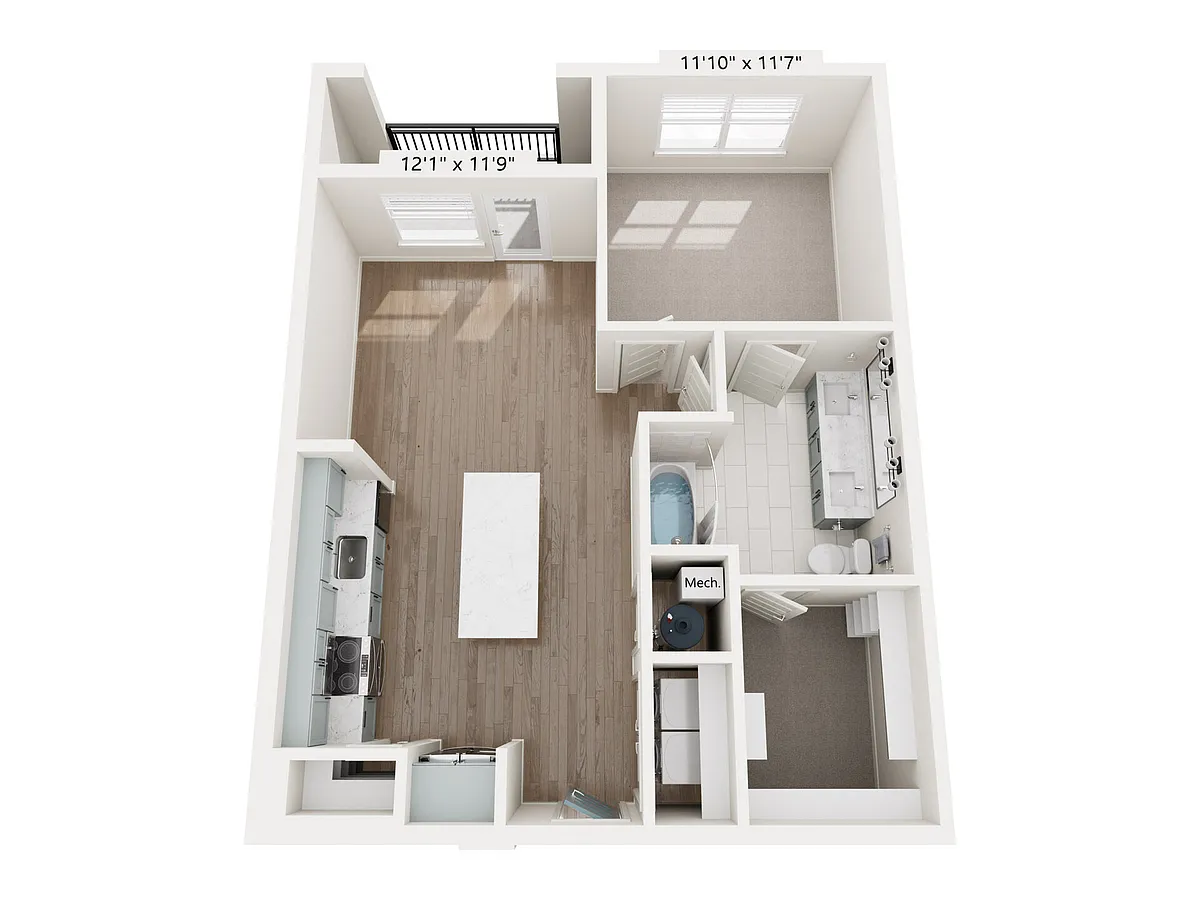 Floor plan A2.0 ANSI