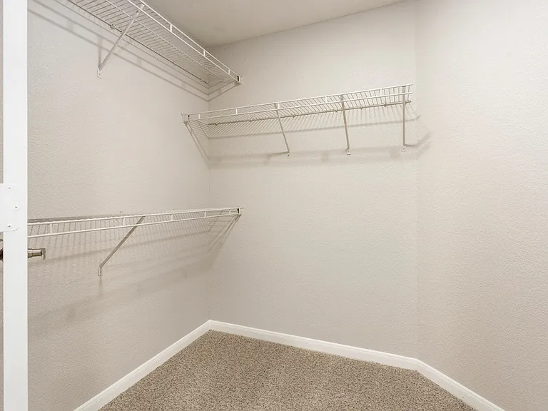 Texas sized walk-in closets!