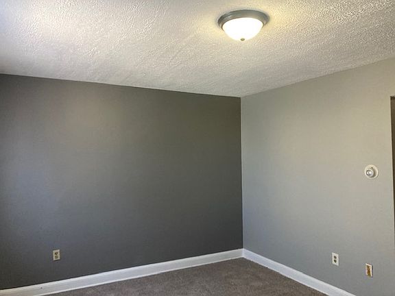 Living room with new carpet